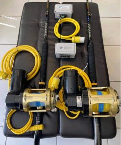 2 Shimano Tiagra with LP Electric Motors and rods