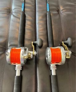 2 Shimano Talica 20II 2 speed reels with rod
