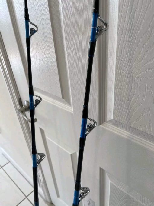 2 Shimano Talica 20II 2 speed reels with rod - Image 4