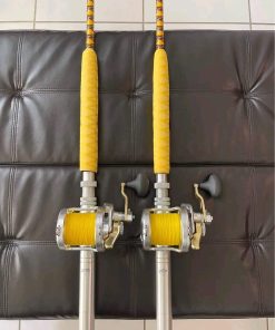 2 Shimano Talica 25II 2 speed reels with custom rods