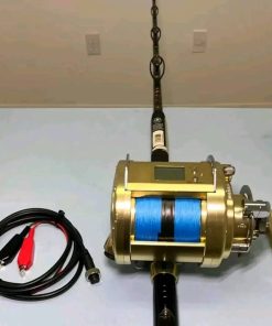 Daiwa 3000 24 volt deep drop,dredge and Swordfish electric reel on a Star Hancrafted Sword rod.