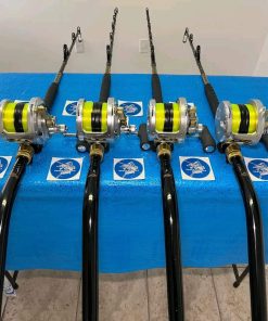 Shimano Talica 50II 2 speed reels with rods