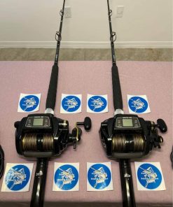 2 Tanacom 1000 Electric reels and rods