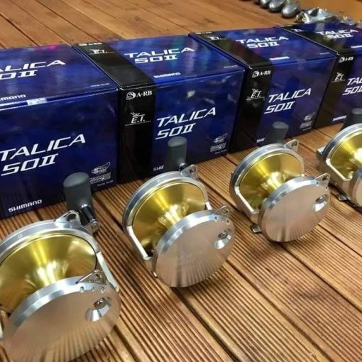 4 Shimano Talica 50II 2 speed reels - Image 3