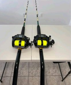 2 Tanacom 1000 electric reels with rod