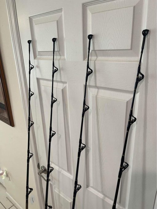 4 Shimano Talica 25II 2 speed reels and rods - Image 4